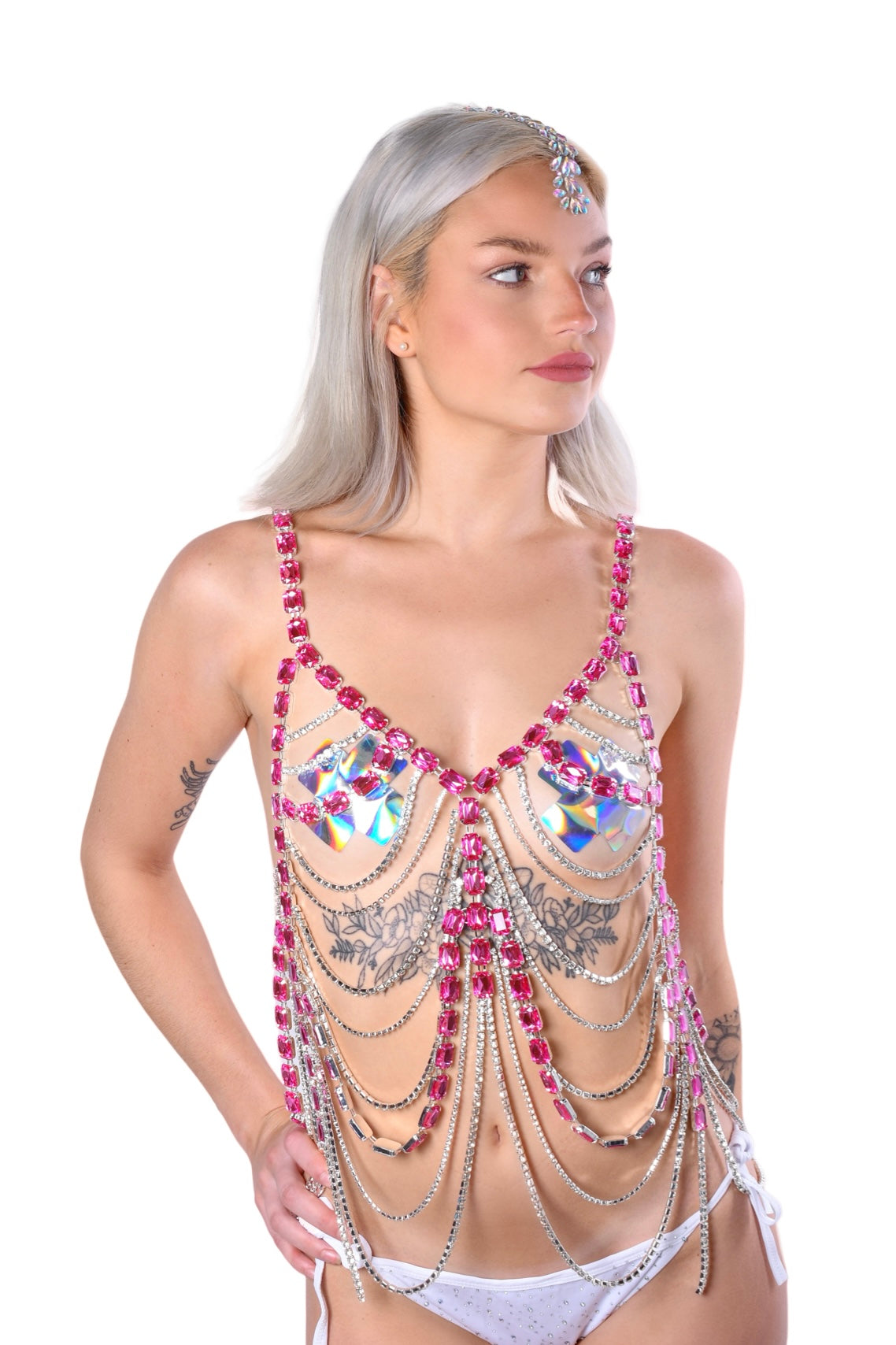 Pink Goddess Jewelry Top
