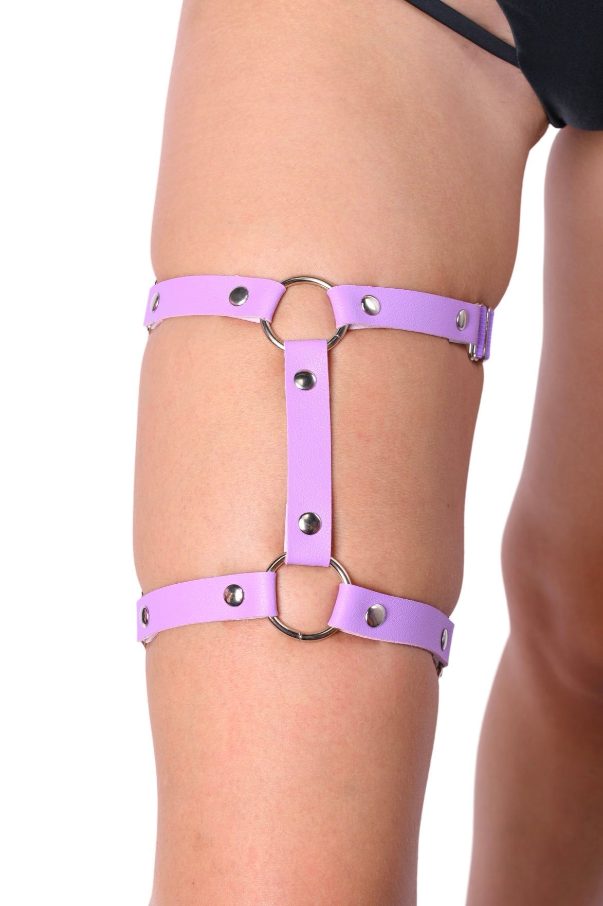Lilac Harness Leg Wrap
