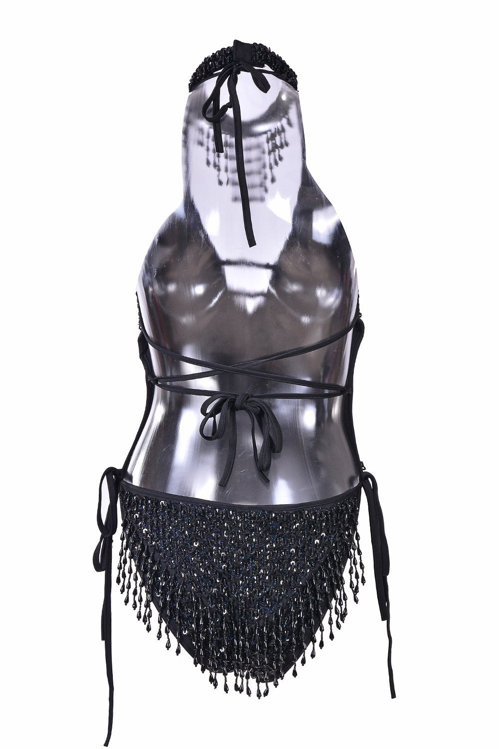 Hand Stitched Sequin Bodysuit- Midnight Rave clothes,rave outfits