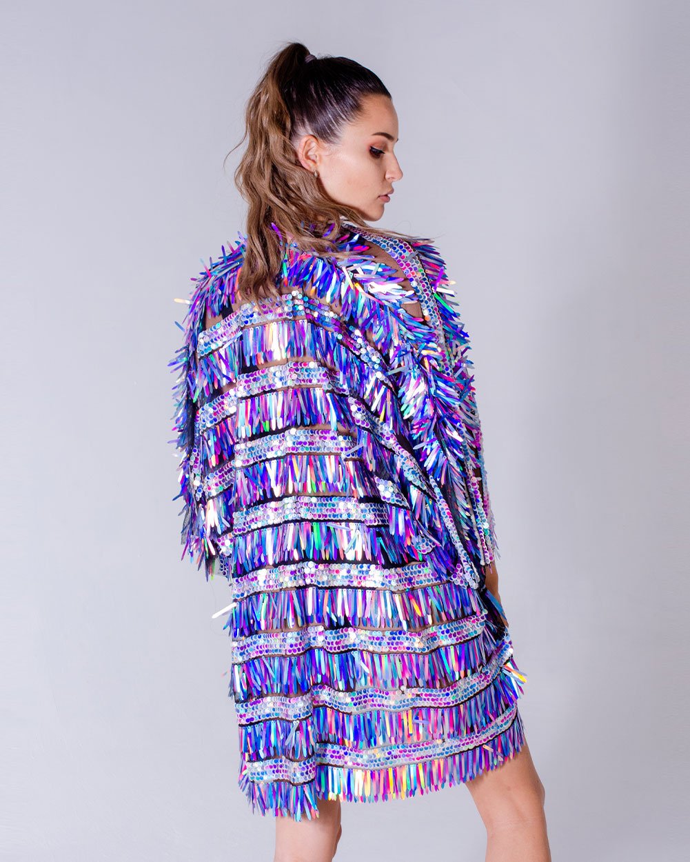 Disco Sequin Kimono - Parade