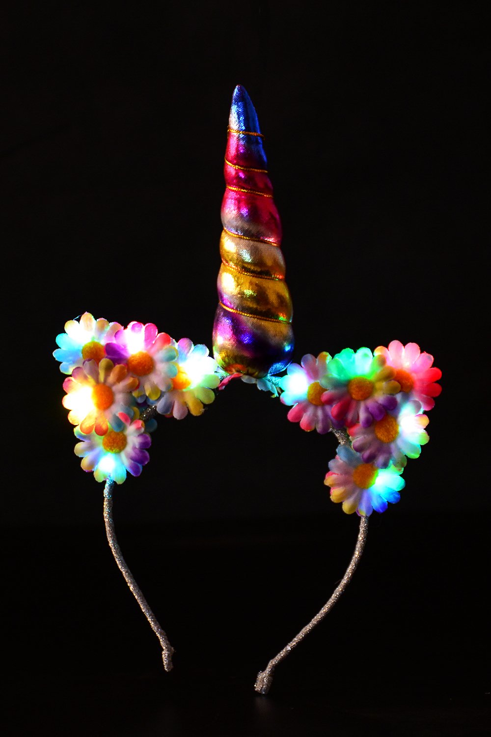 Original LED Ears - Rainbow Unicorn
