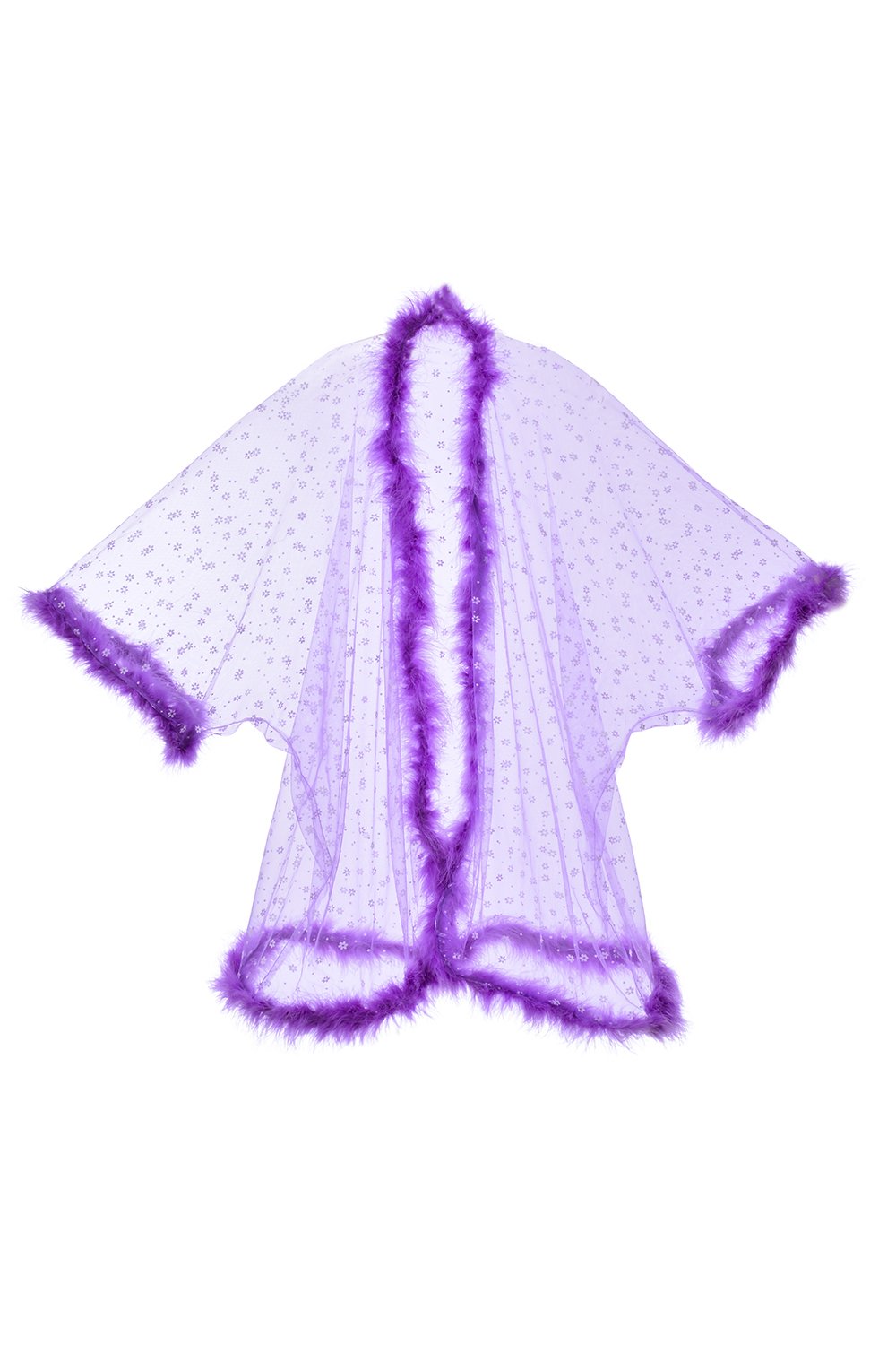 Fuzzy Kimono - Lavender Blossom