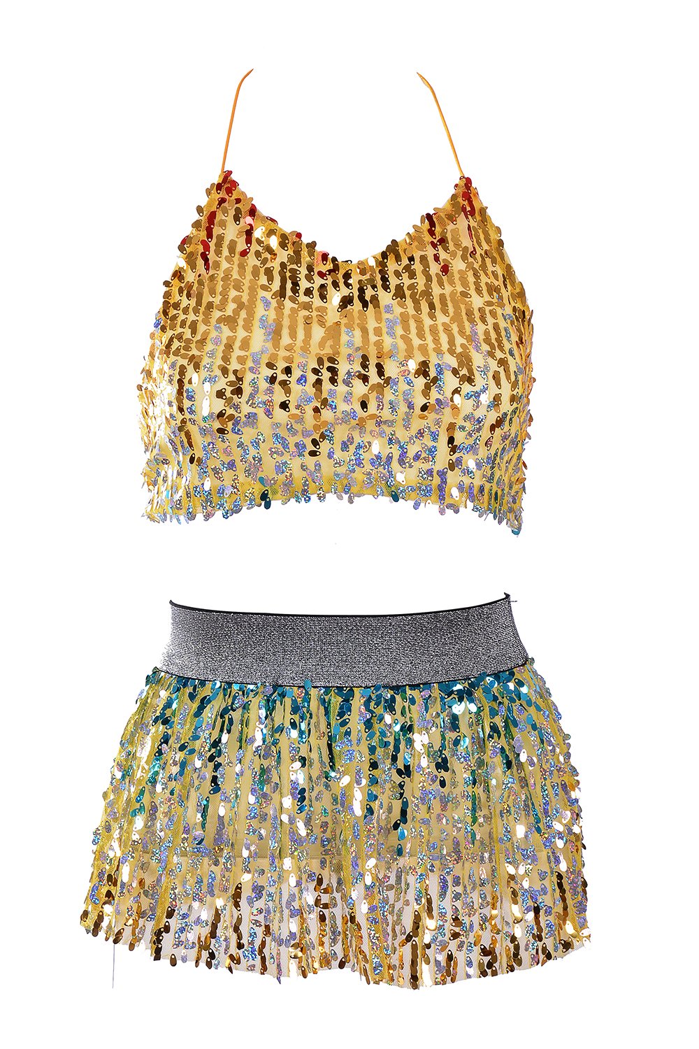 Palace Queen Sequin Set (Top & Skirt)