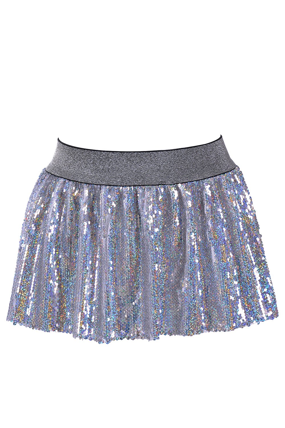 Reversible Sequin Skirt - Holographic