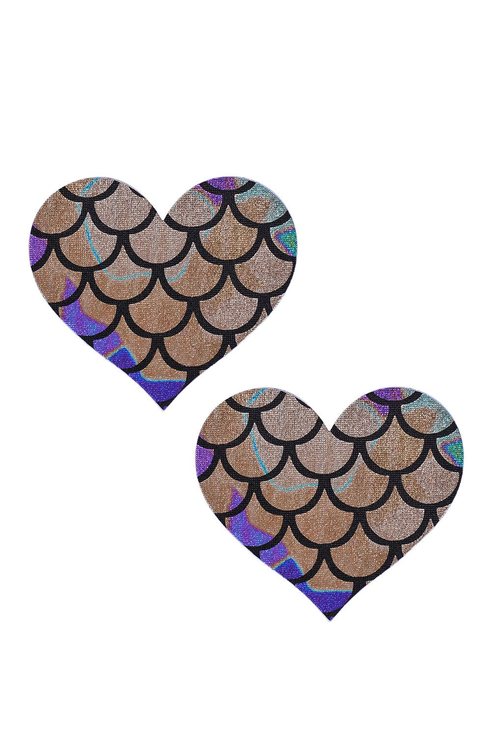 Aura Mermaid Heart Pasties
