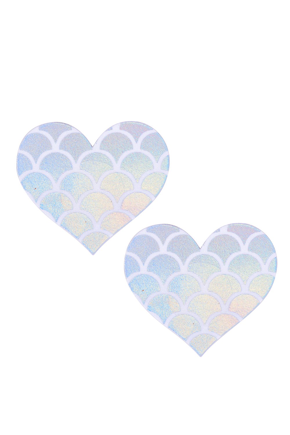 Iridescent Mermaid Heart Pasties