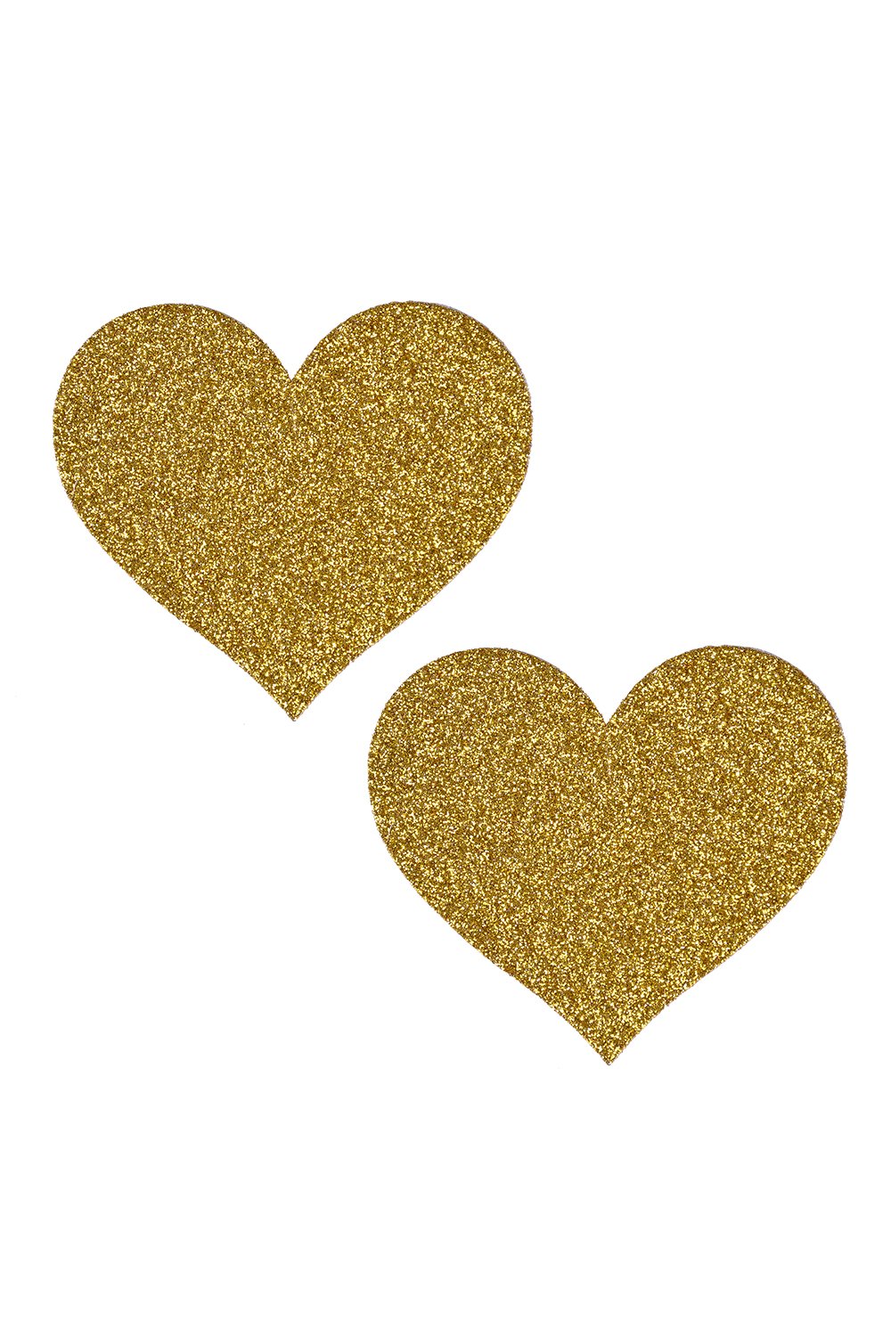 Glitter Gold Heart Pasties