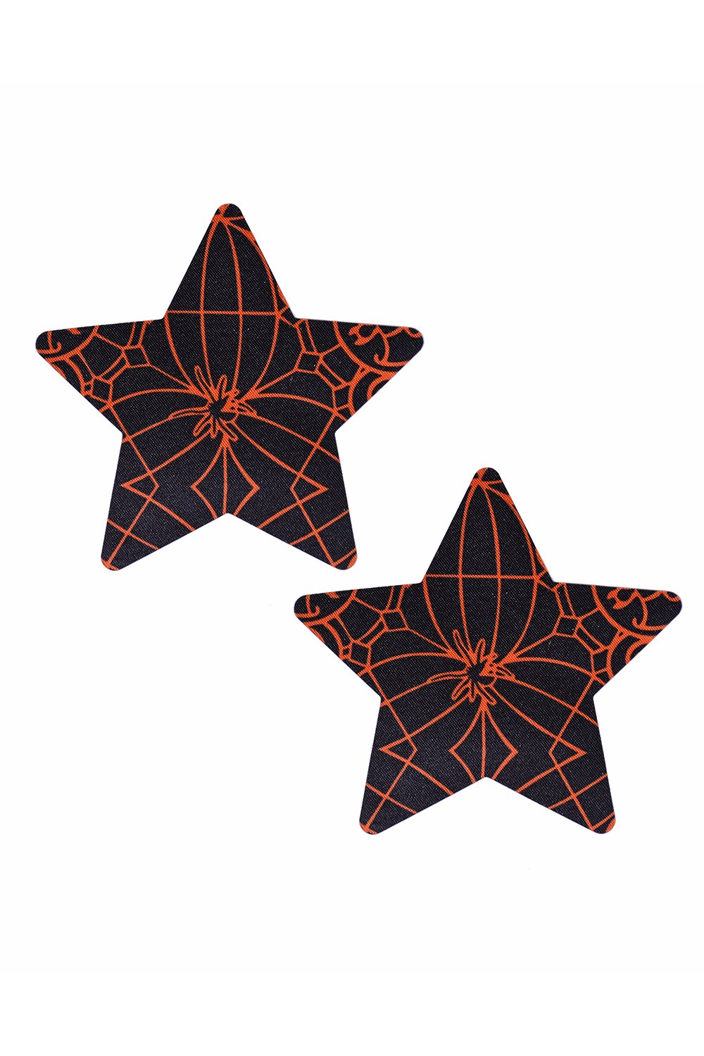 Orange Spider Net Pasties