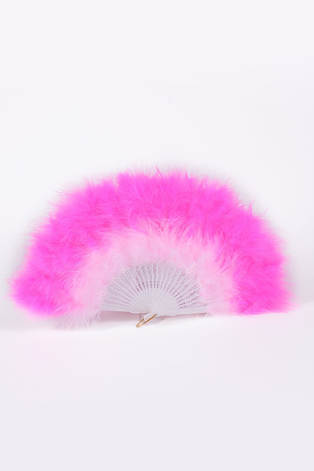 Big Fuzzy Fur Fan - Rose Pink