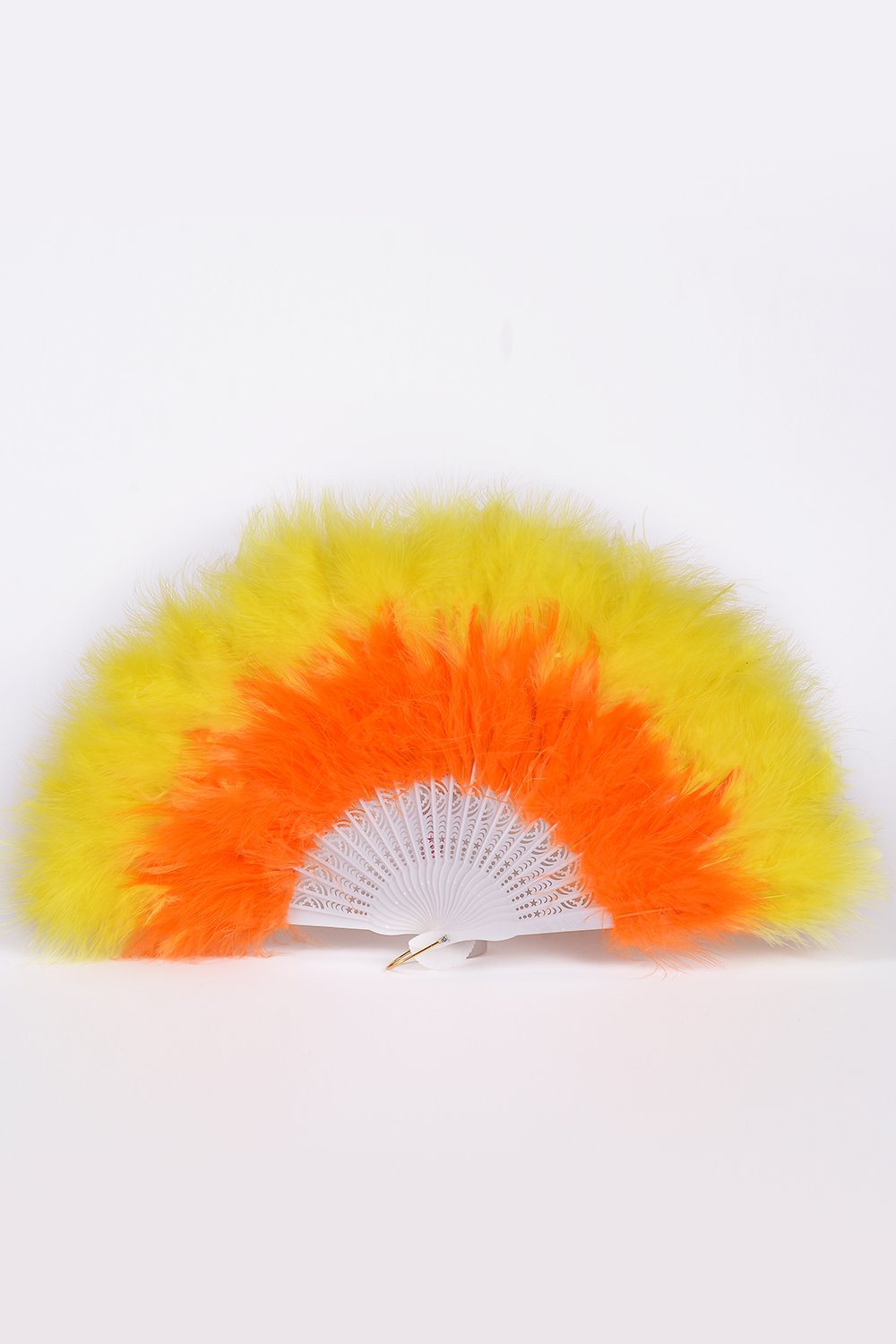 Big Fuzzy Fur Fan - Orange