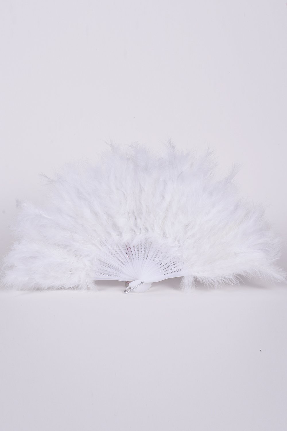 Fuzzy Fur Fan - White