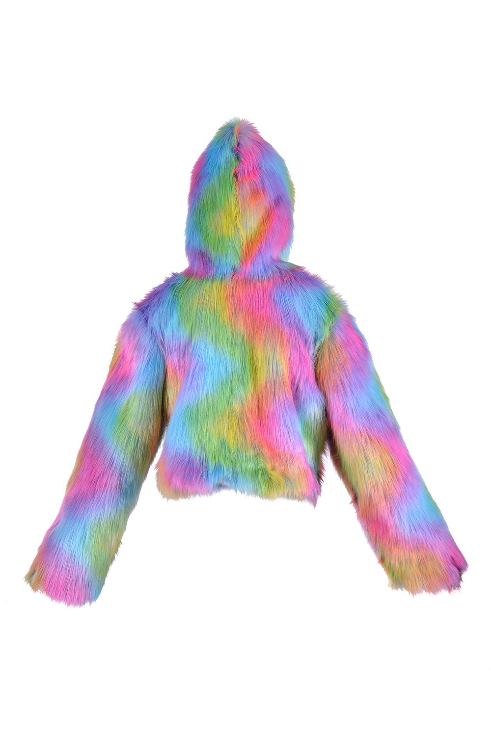 Furry Rave Jacket Nocturnal Wonderland Faux Fur Jacket Rave clothes,rave outfits,edc ...