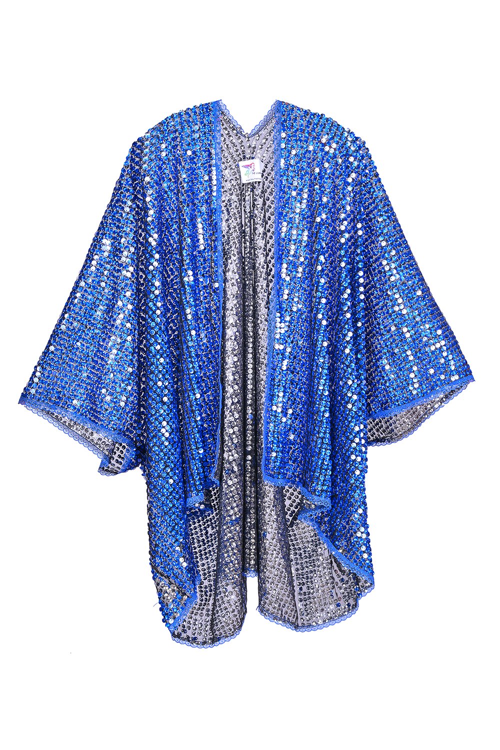 Sequin Kimono - Deep Ocean