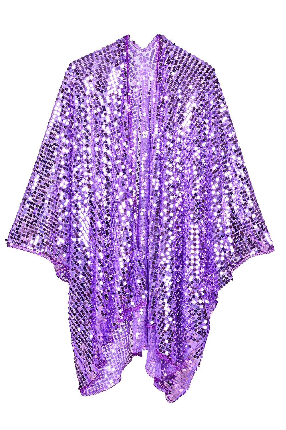 Disco Sequin Kimono- Baby Purple