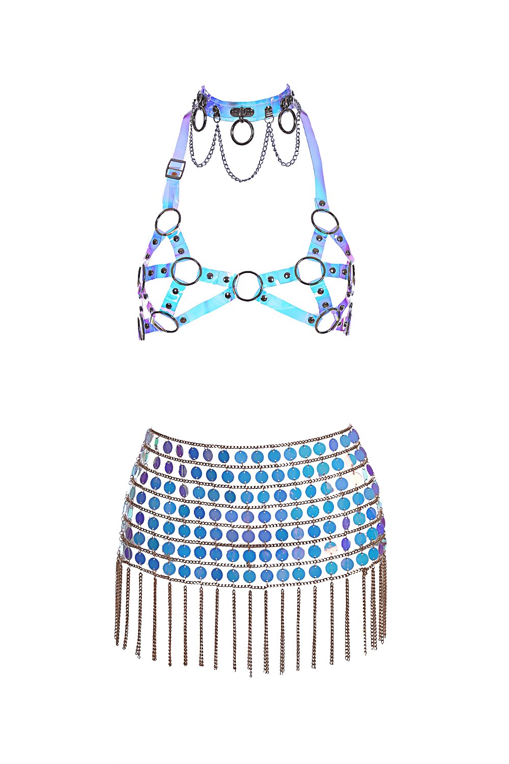 Iridescent Harness Set (3 Pcs)