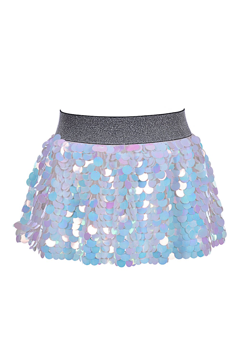 Unicorn Sequin Skirt - White Chocolate