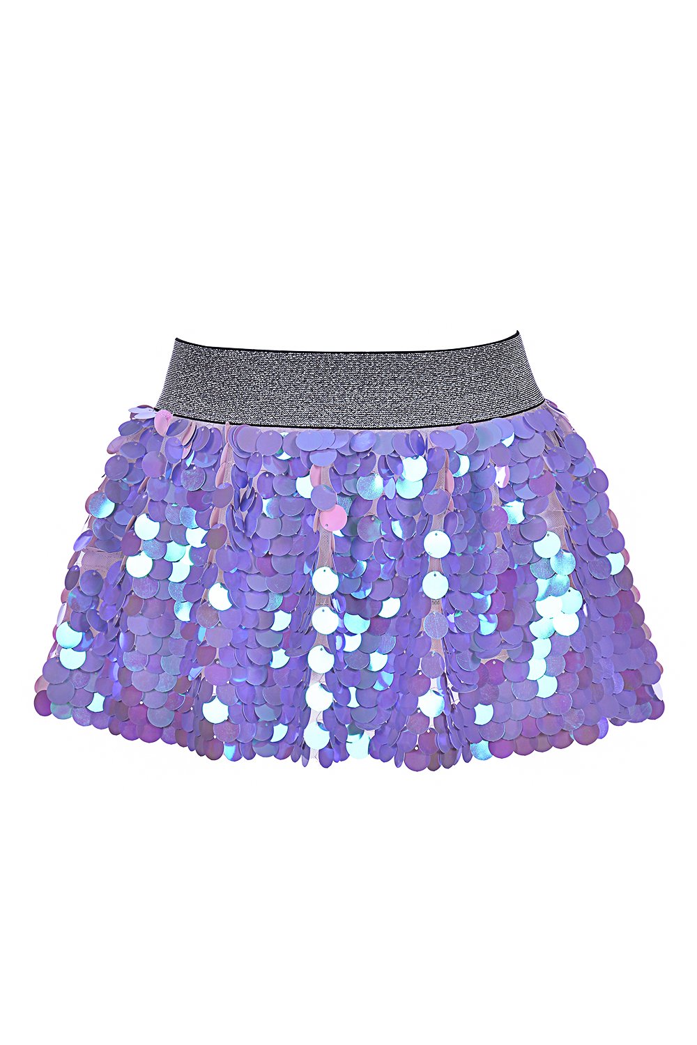 Unicorn Sequin Skirt - Purple