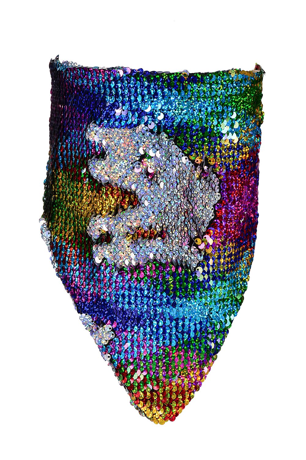 Sequin Bandana & Face Mask - Dreamy Rainbow