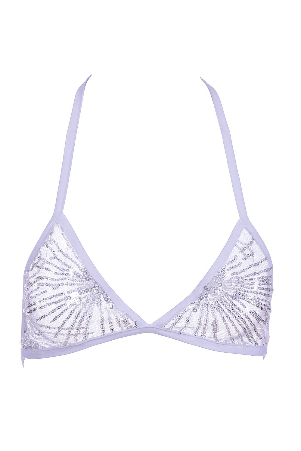 Snowflake Sequin Triangle Top