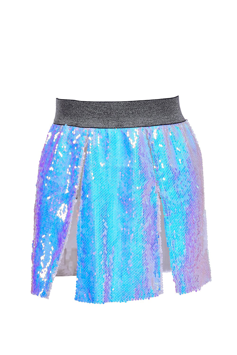 Cosmic Girl Open Front Skirt Sequin Set