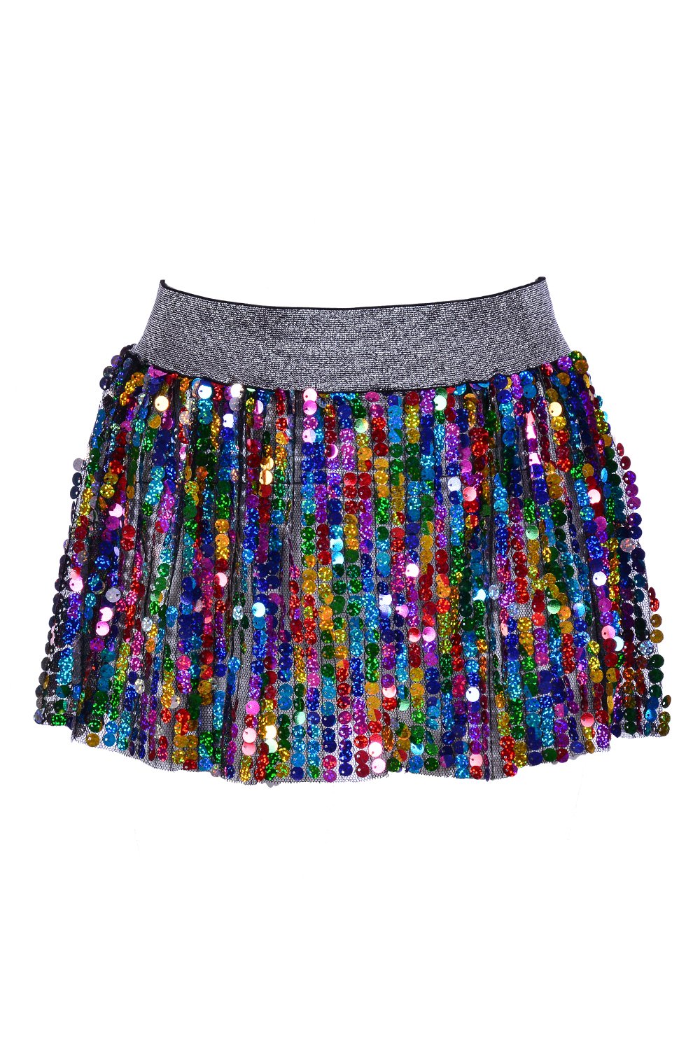 Mini Sequin Skirt - Rainbow