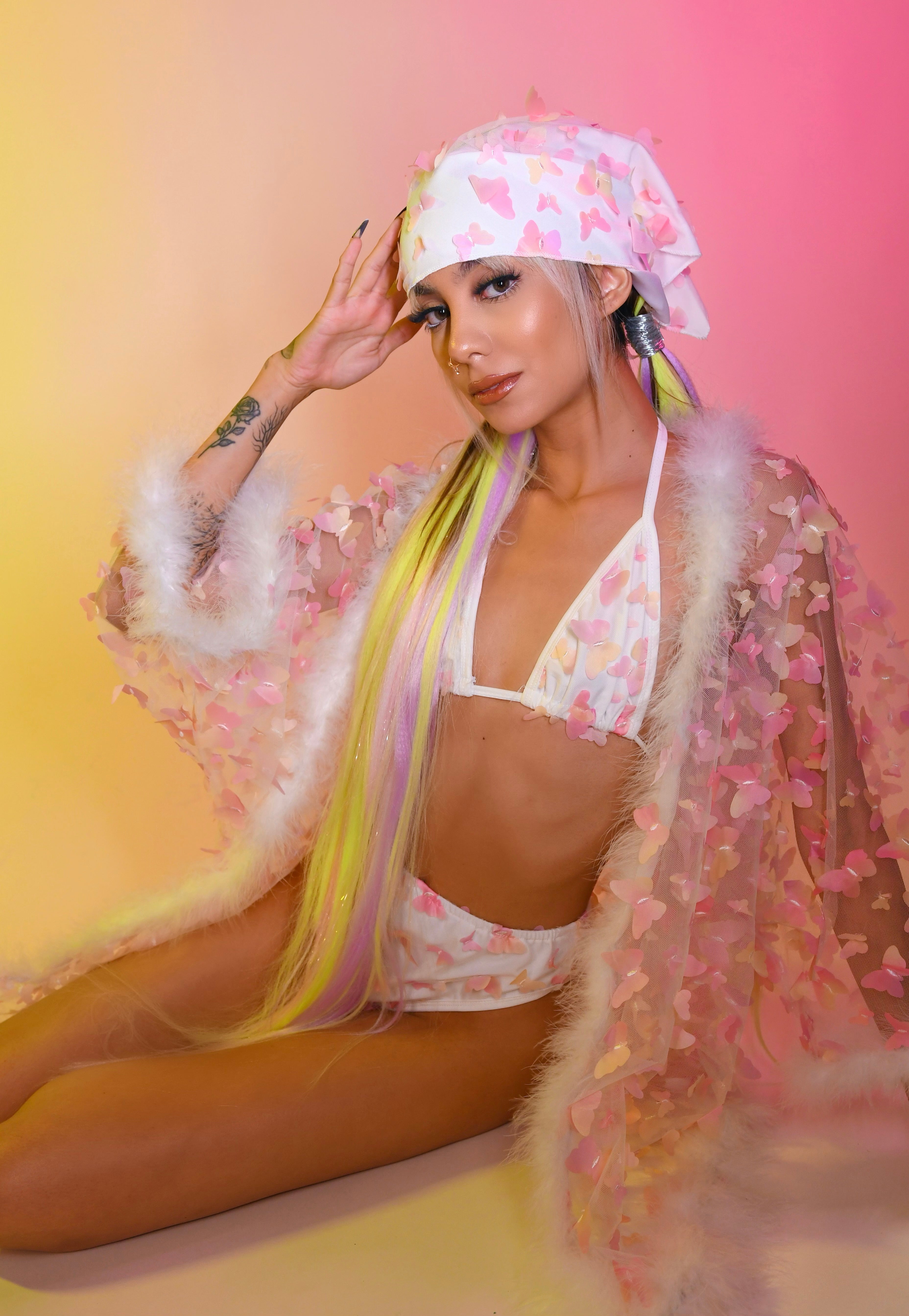 FULL OUTFIT-Pink Butterfly