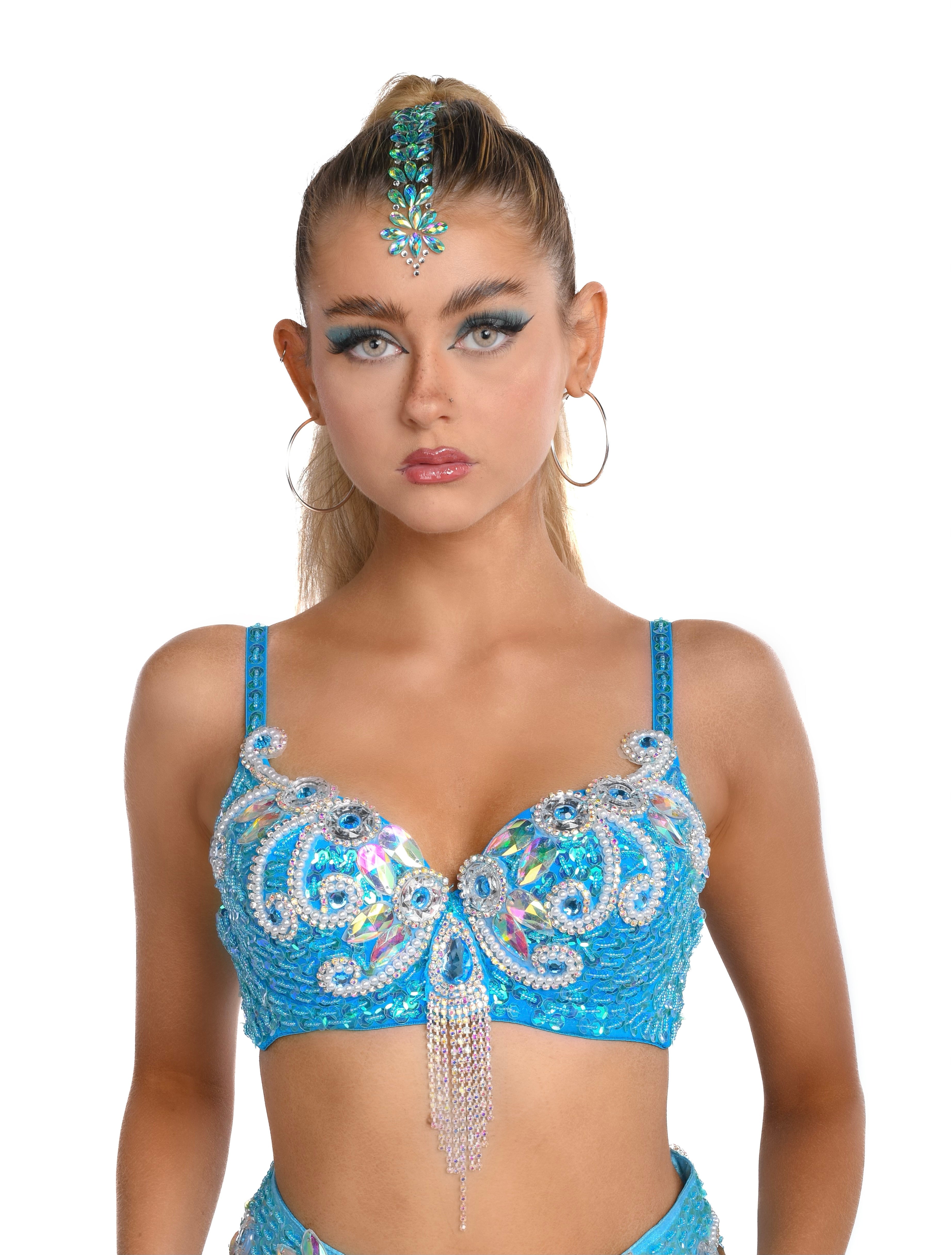 Ocean Waves Carnival Bra