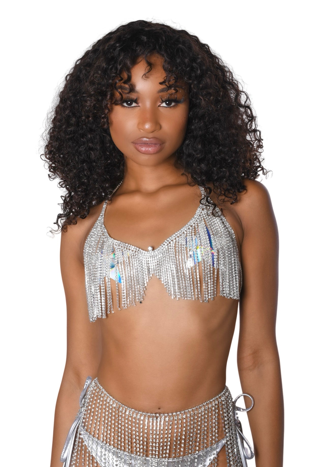 Diamond Disco Chain Top