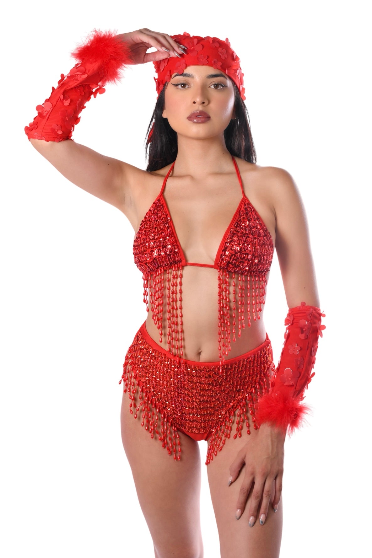 Hand Stitched Sequin Set- Valentine