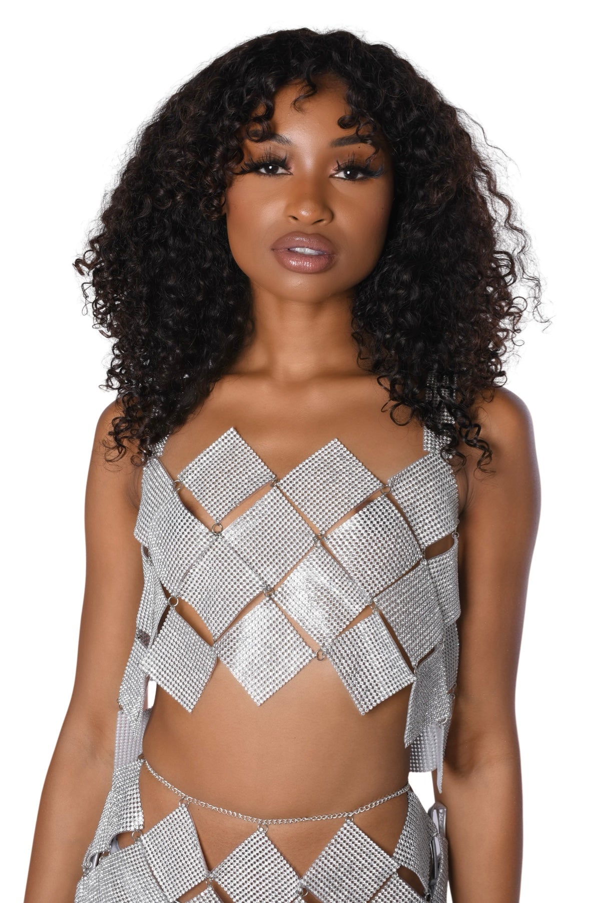 Diamond Girl Rhinestone Top