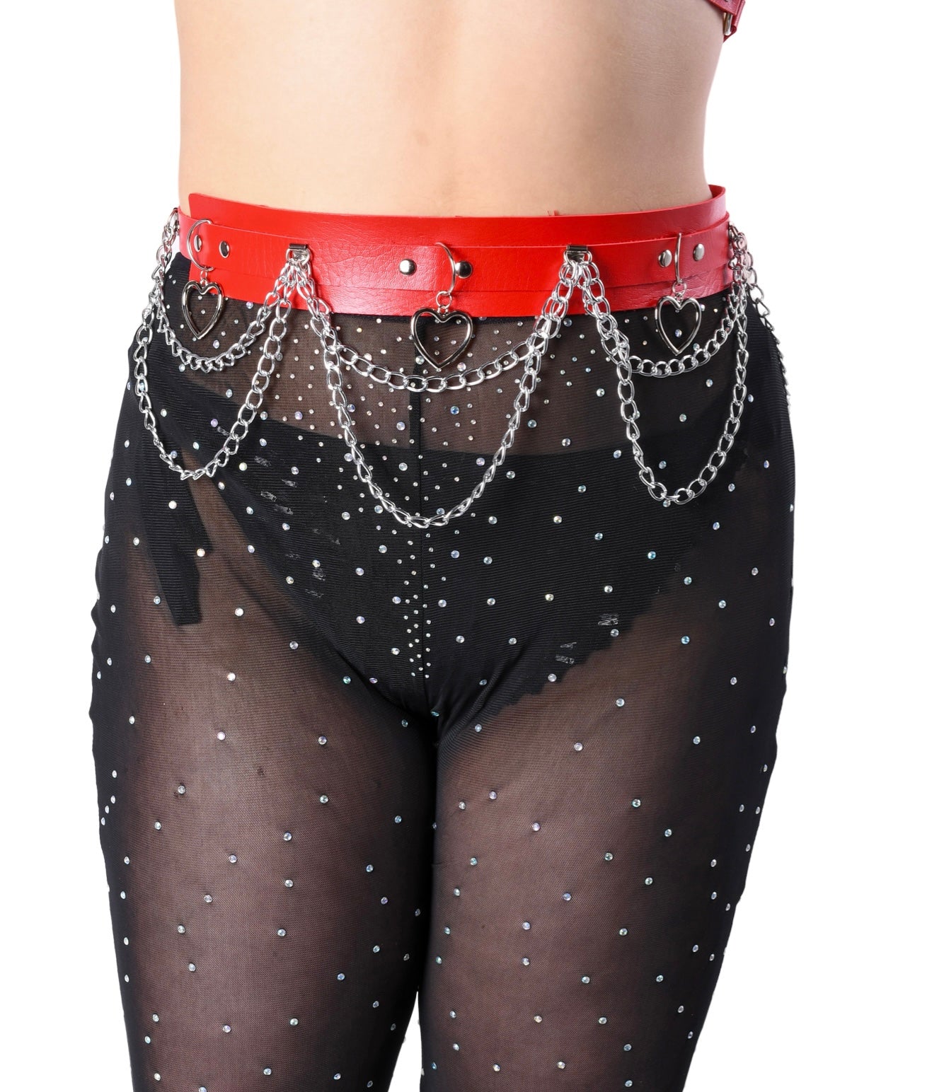 Red Heart Vegan Leather Belt