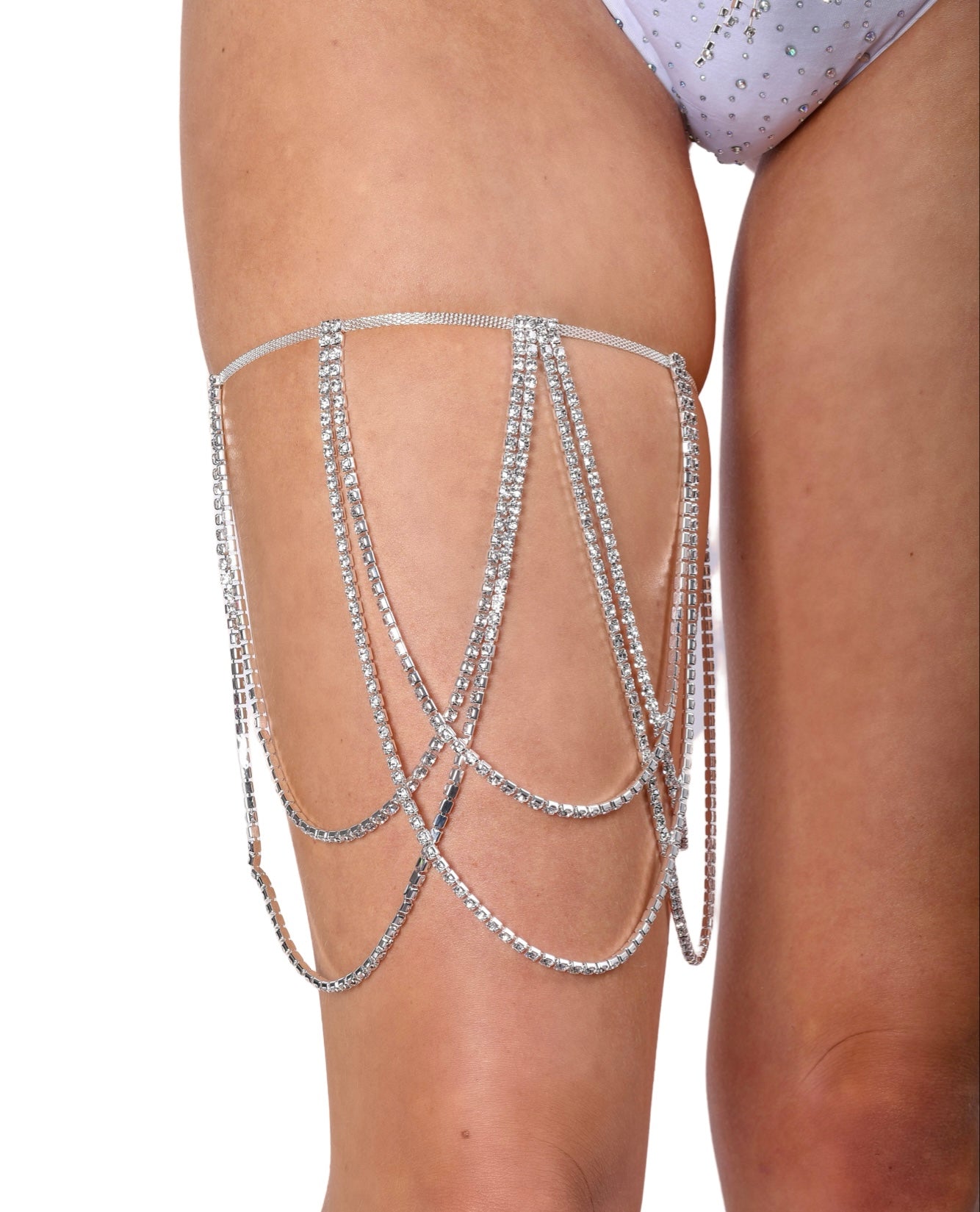 Crystal Rhinestone Leg Wrap