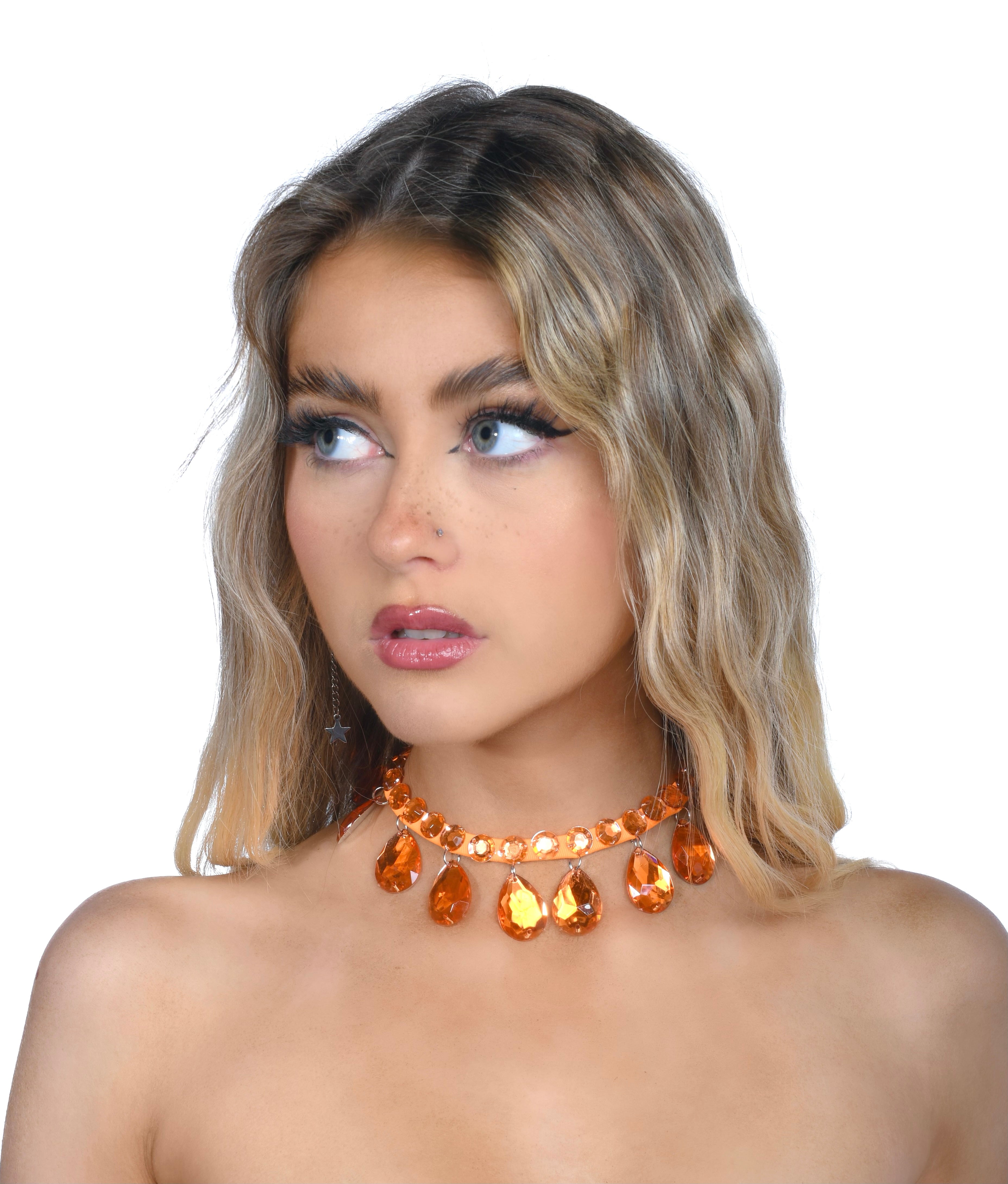 Orange Blossom Carnival Necklace