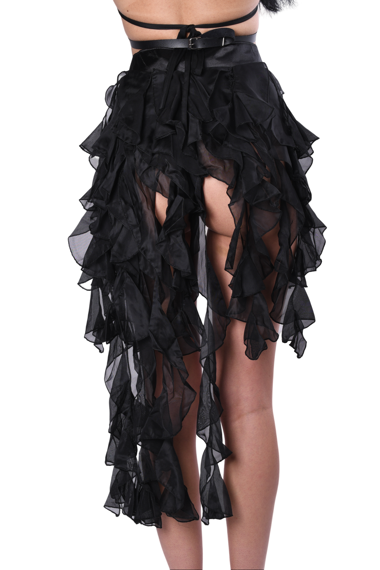 Night Owl Black Long Skirt