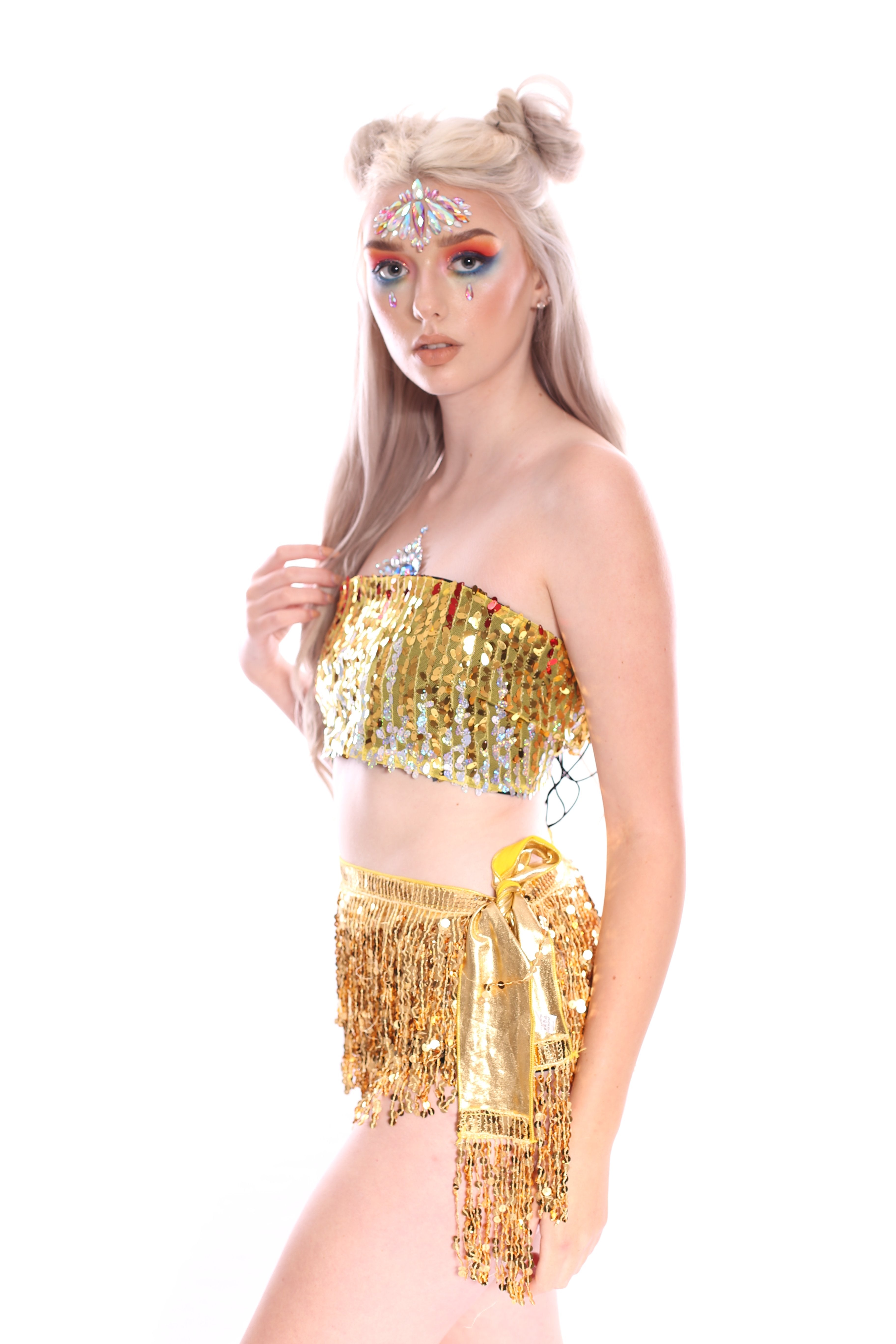 Holographic Sequin Skirt - Funky Rhythm