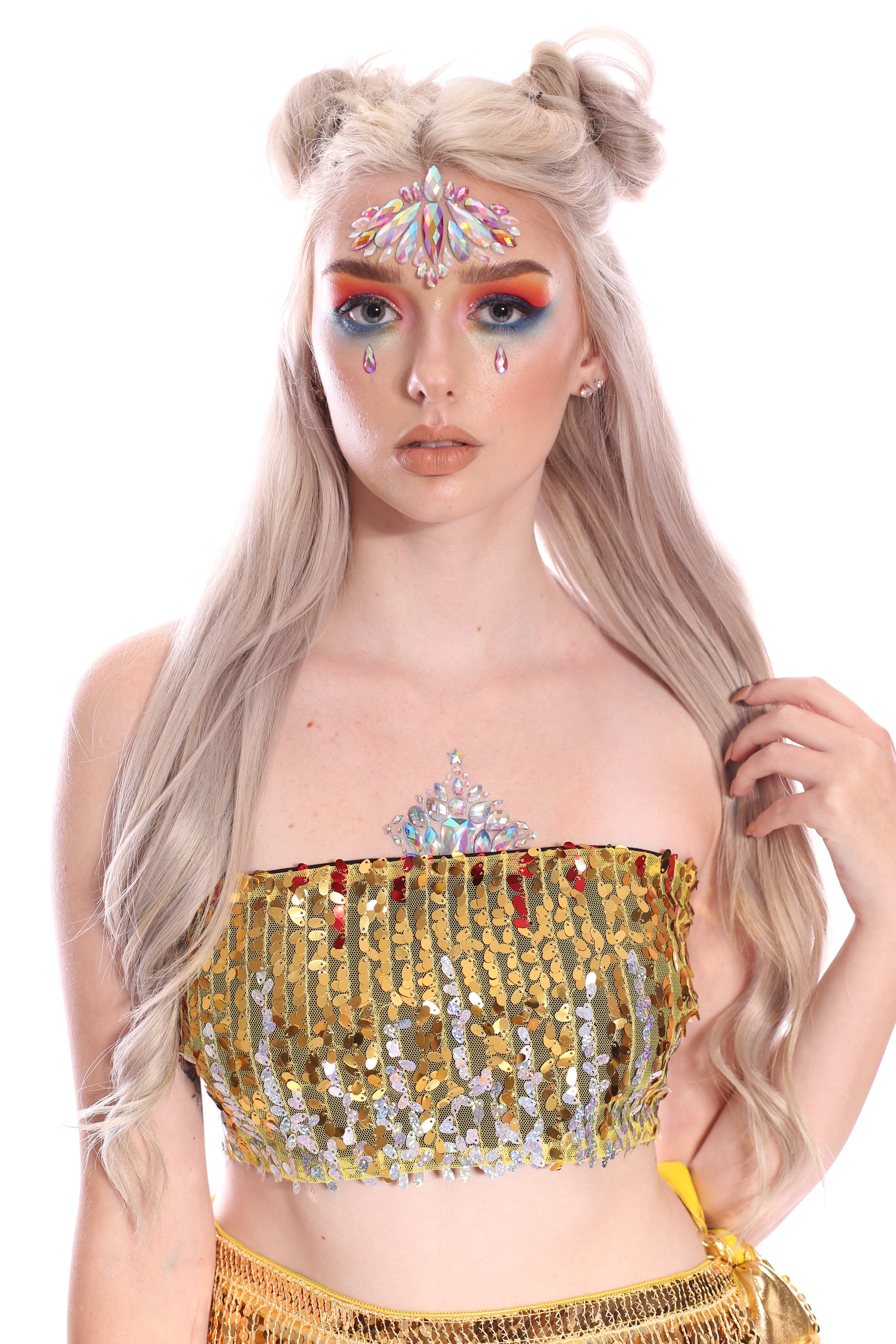 Palace Queen Sequin Tube Top