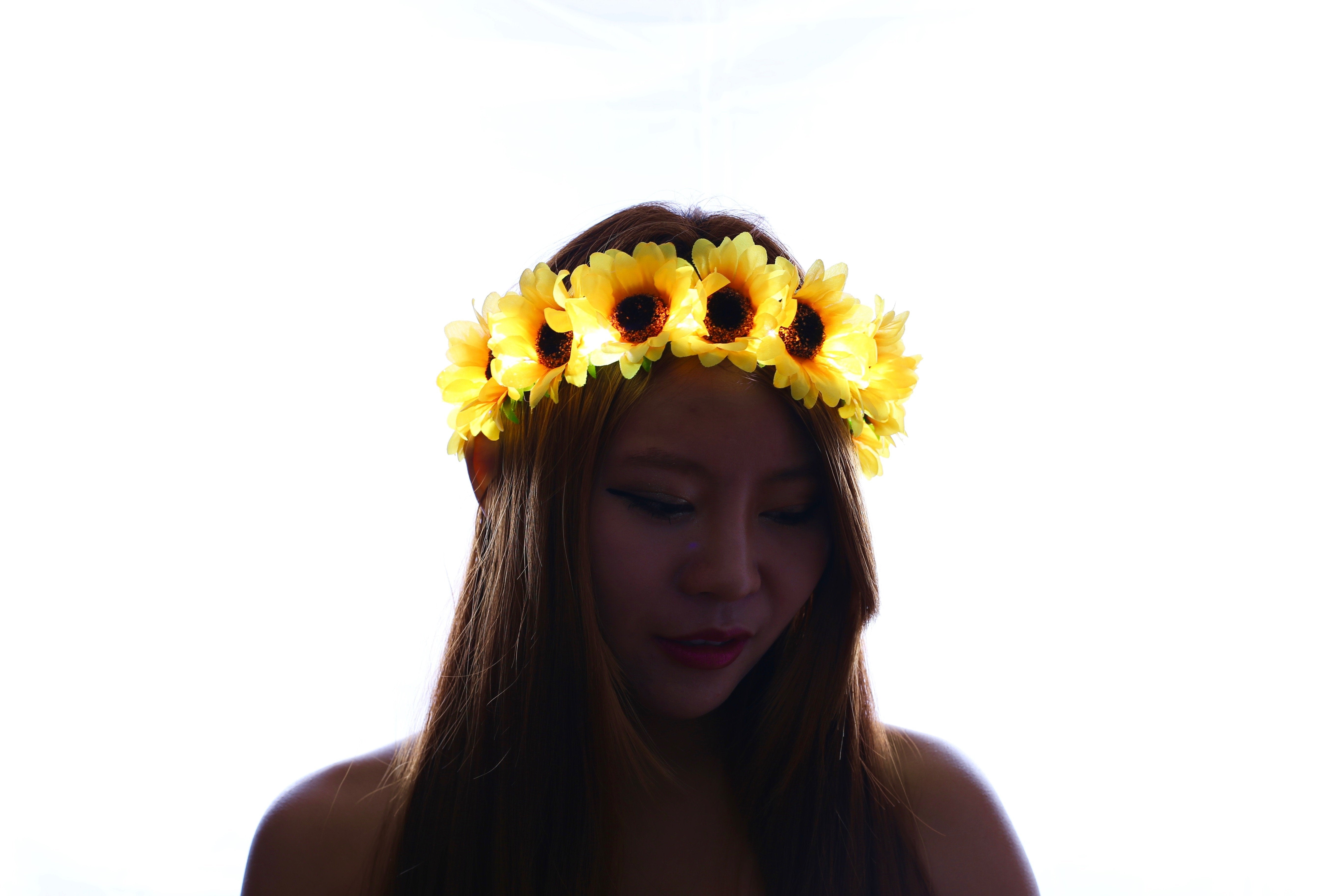 ORIGINAL LED Flower Crown - Sunflower