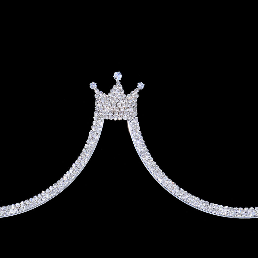 Princess Queen Chain Queen Rhinestone Chest Chains Rave clothes,rave outfits,edc – THE LUMI SHOP