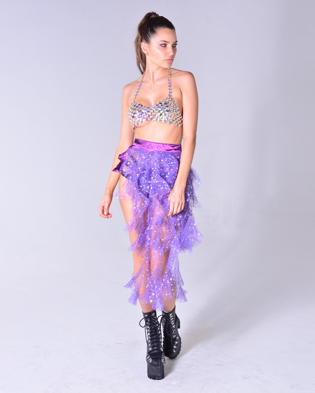 Angel Lilac Long Skirt