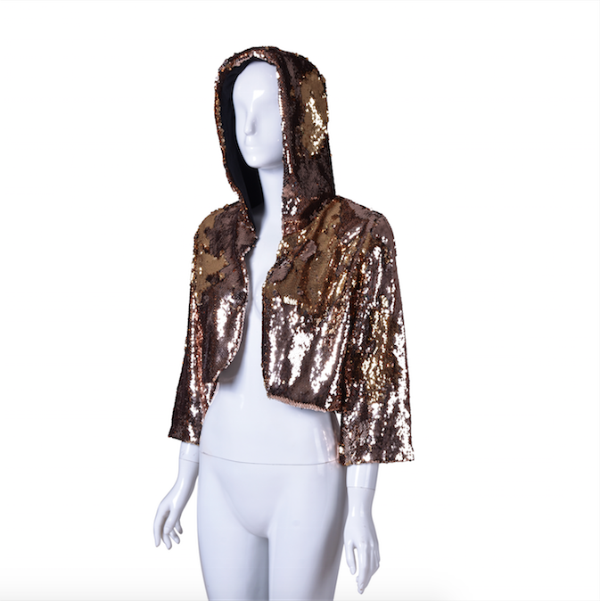 Reversible Sequin Jacket - Gold & Silver