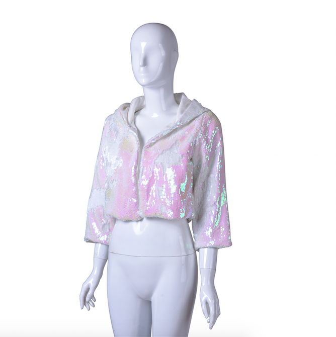 Reversible Sequin Jacket - Iridescent