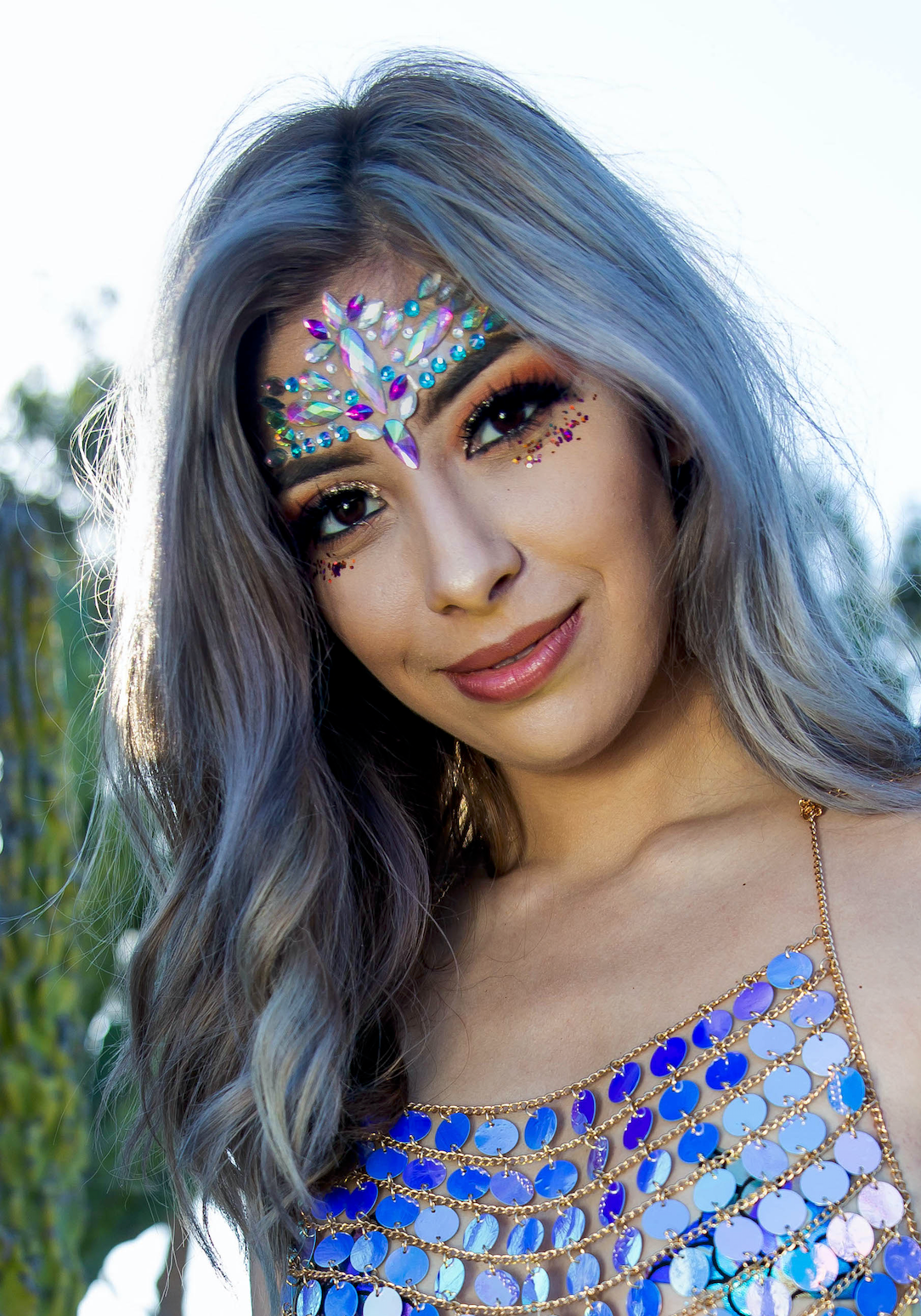Fairy Muse Rhinestone Crystal Face Jewels