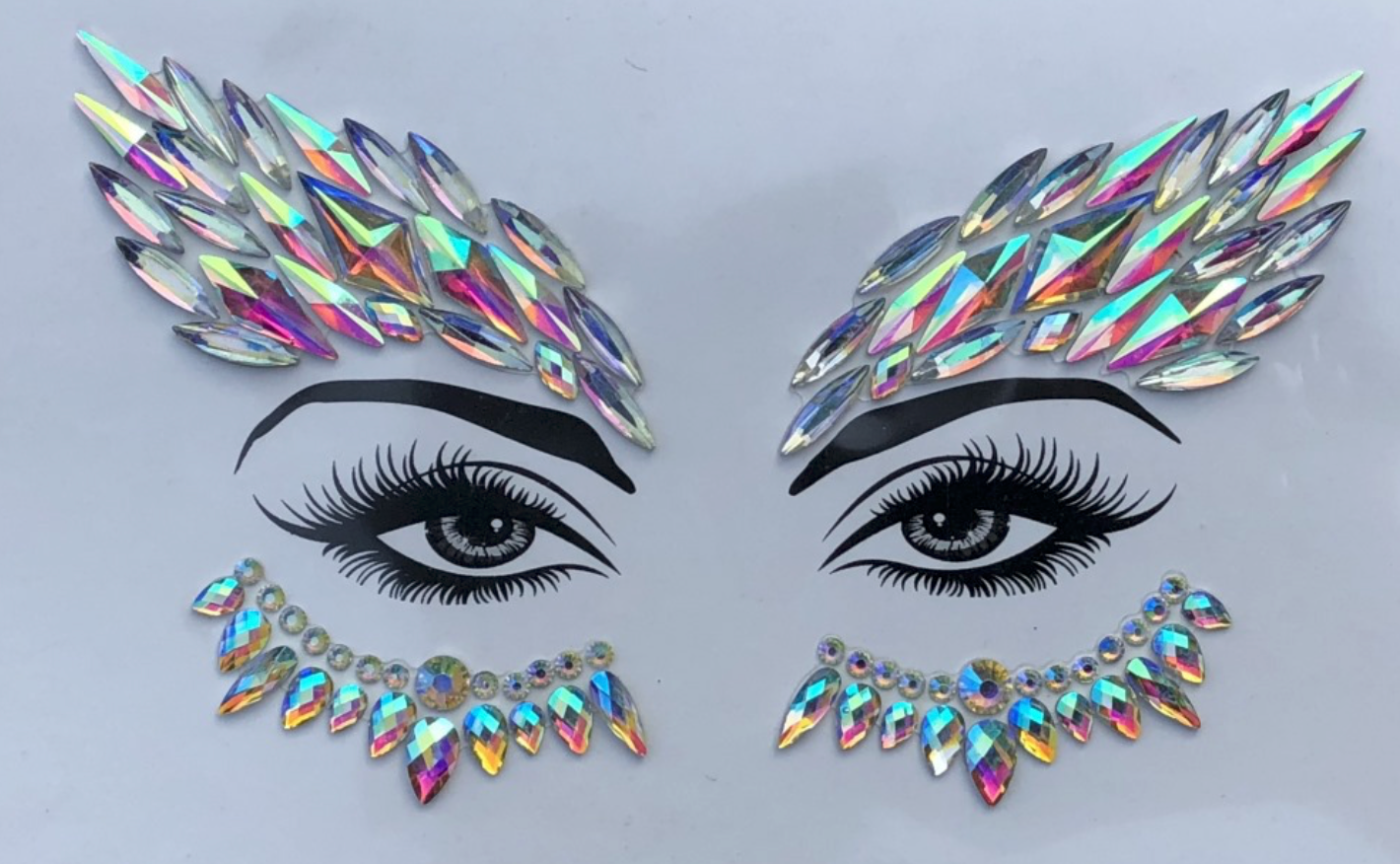 Pixie Rhinestone Crystal Face Jewels