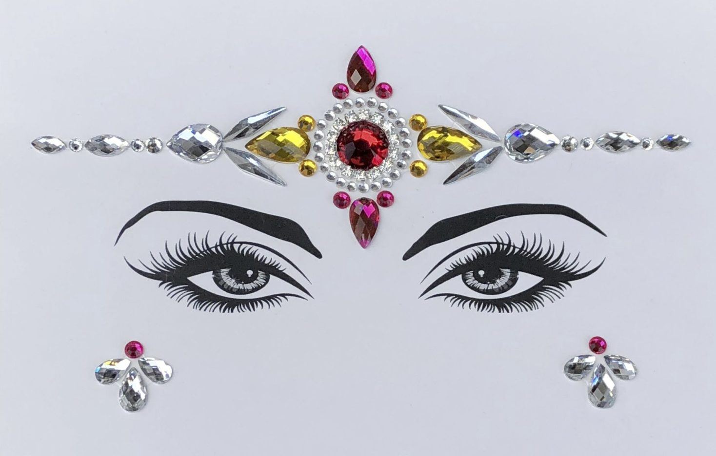 Spring Awake Rhinestone Crystal Face Jewels