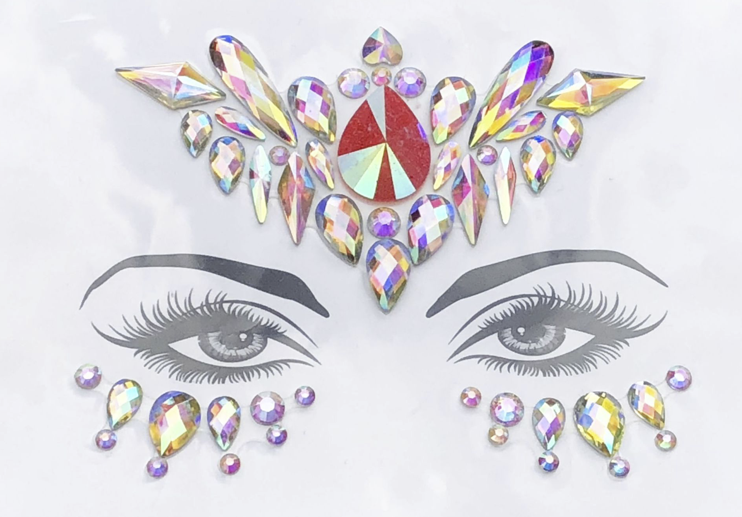 Cherry Blossoms Rhinestone Crystal Face Jewels