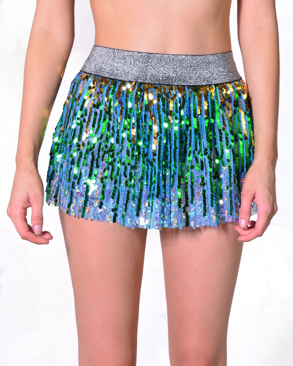 Mini Sequin Skirt - Oceanside