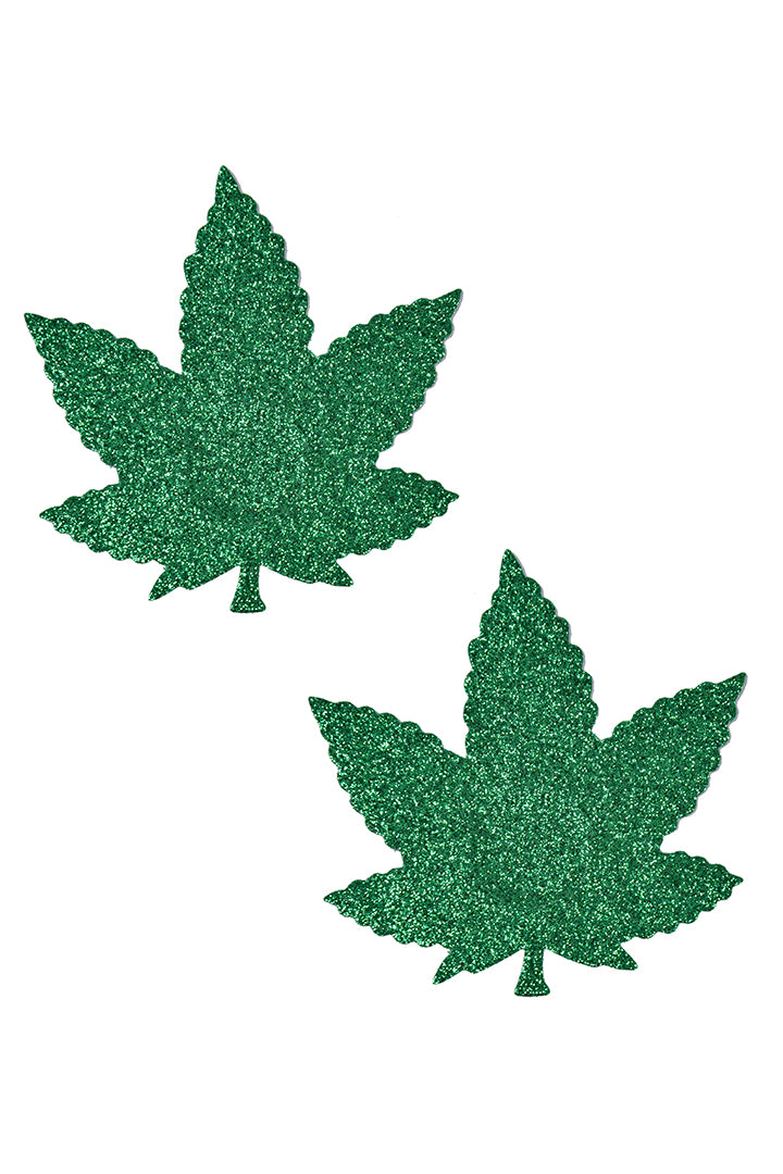 Glitter Leaf Pasties