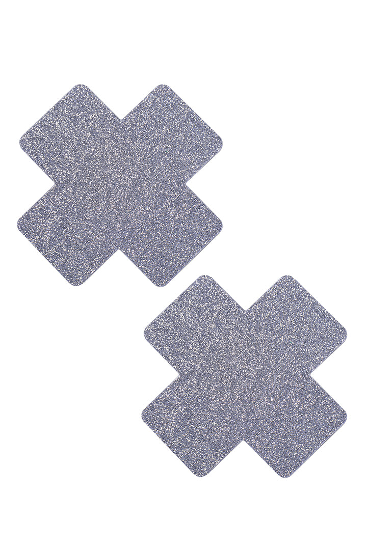 Glitter Silver Pasties