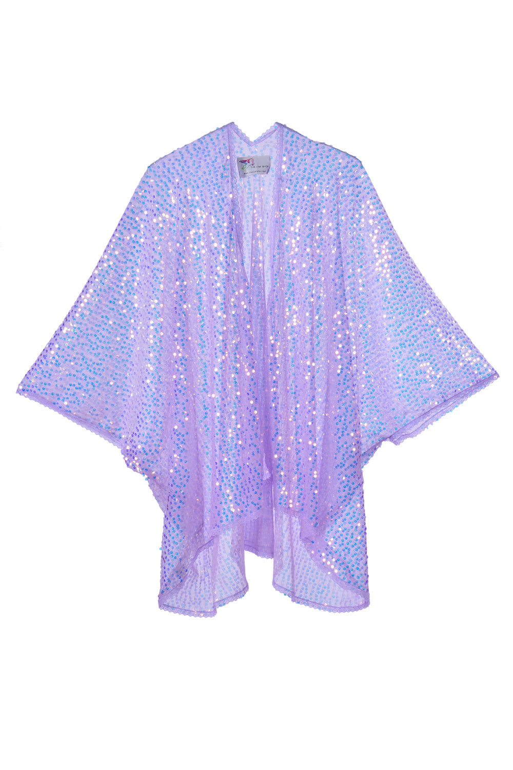Disco Sequin Kimono - Sugar Plum