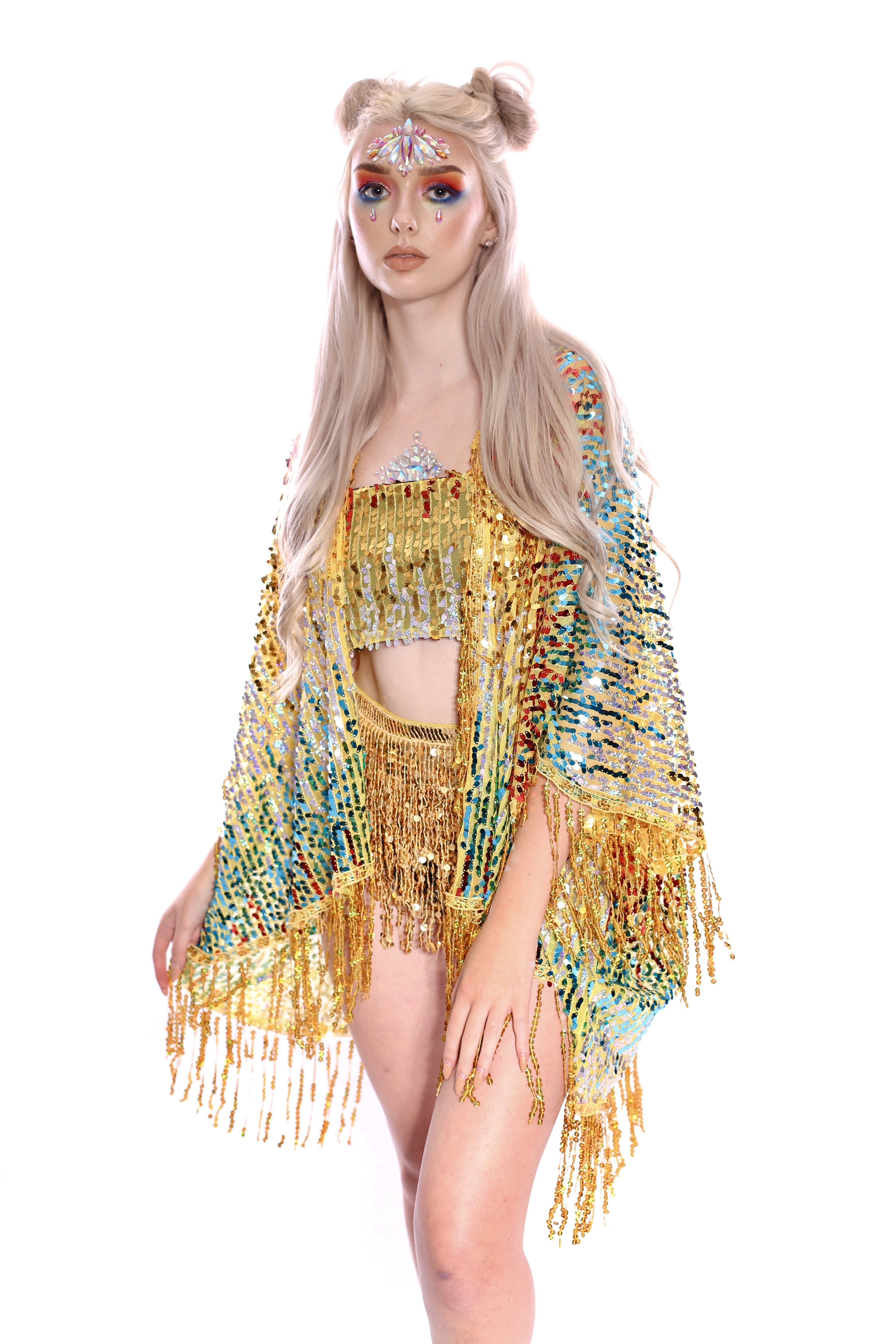Palace Queen Sequin Tube Top